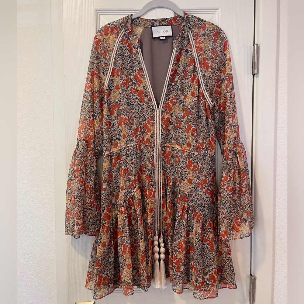 Alexis Floral Print Mini Dress